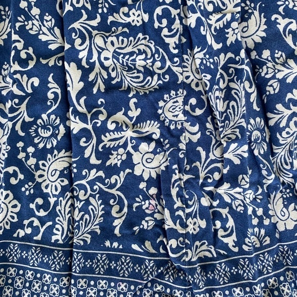 Lulus Dress Off Shoulder Open Back Mini Navy and White Women’s Size XS - Picture 11 of 11